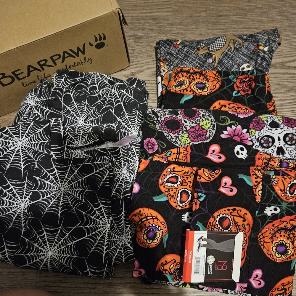 Halloween leggings/ skull leggings